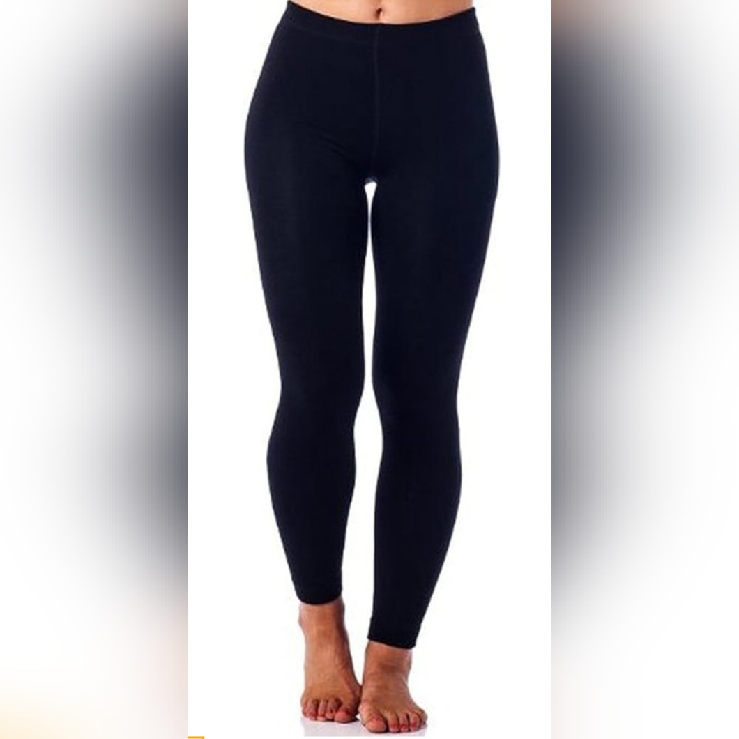 Fleece Lined Leggings Black 1x / 2x